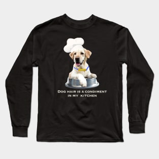 Happy Dog Hair Long Sleeve T-Shirt